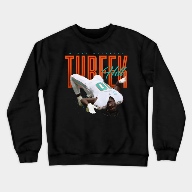 Tyreek Hill Backflip Crewneck Sweatshirt by Juantamad